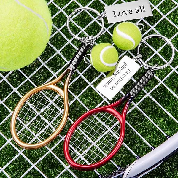 Engraved Tennis Keychain | Callie