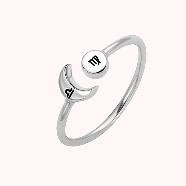 Sun and Moon Zodiac Ring