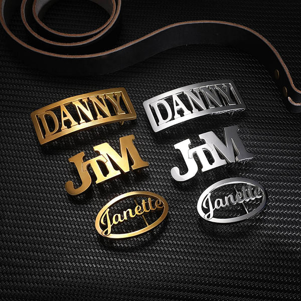 Personalized Old School Hip Hop Name Belt Buckle Father's Day Birthday Gift for Dad Grandfather Husband