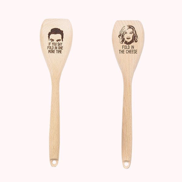 Fold in the Cheese Wooden Spoons Schitts Creek Gifts