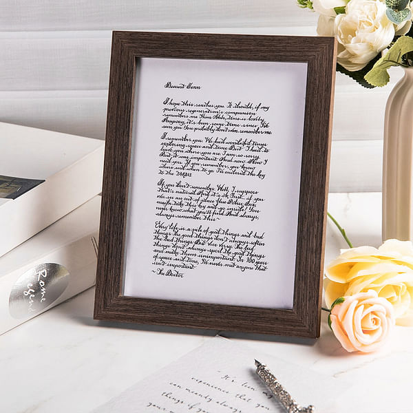 Custom Handwritten Recipe/Letter transferred to Wood Sign for Memento