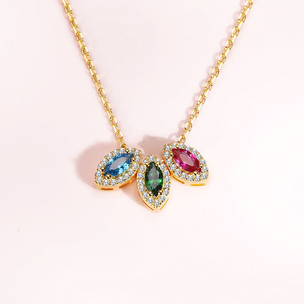 Custom Mariquesa Birthstone Necklace