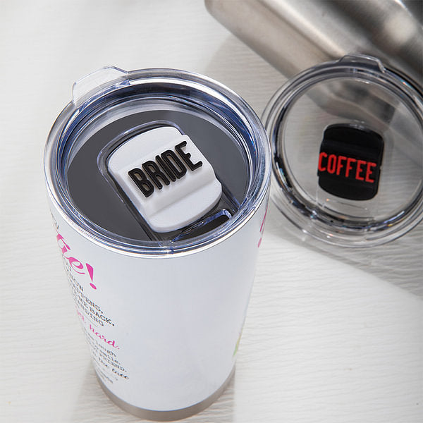 Personalized Name Slider Lid Top Replacement 3D Printed Slider for Stanley Yeti Rambler Tumbler