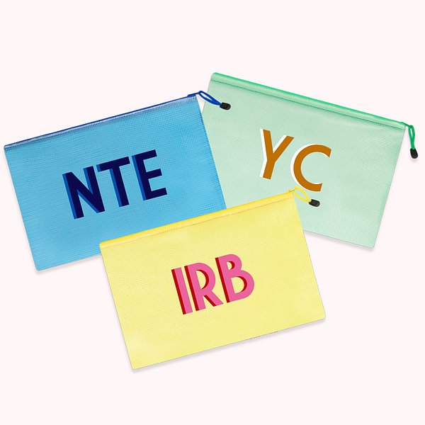 Personalized Name Monogram Design Pool Waterproof Bag