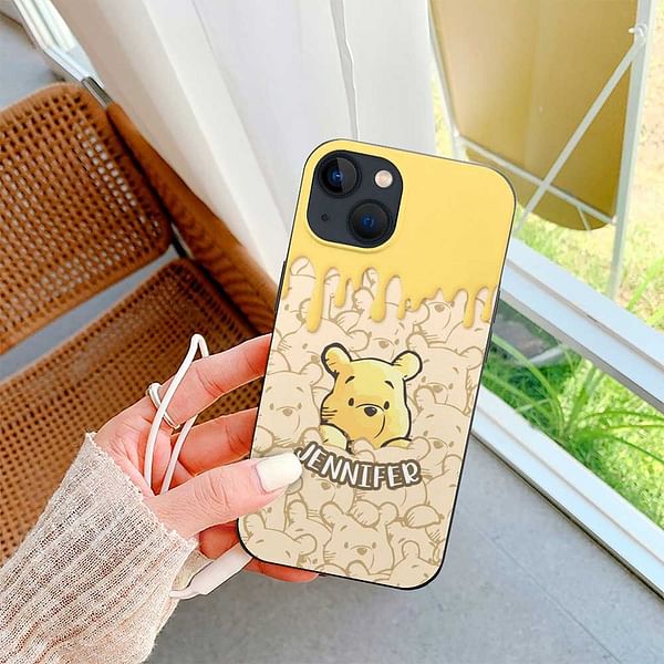 Personalized Cute Winnie the Pooh iPhone Case Gift for Her