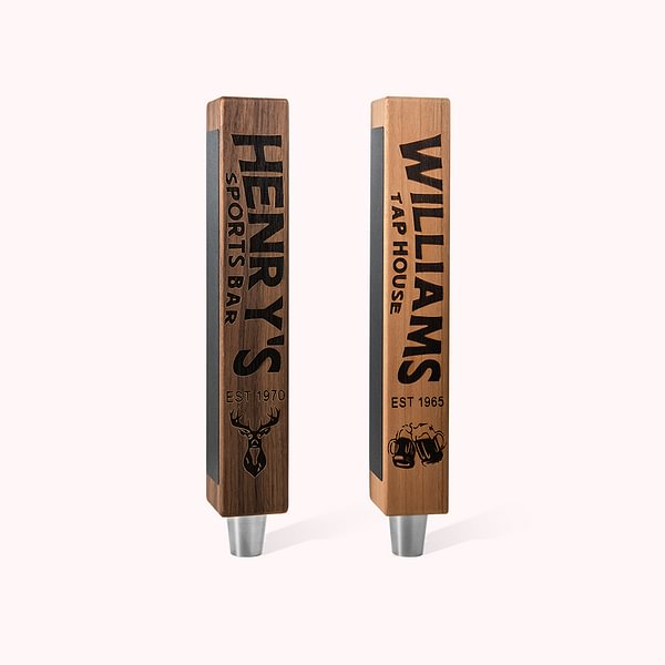 Personalized Engraved Beer & Keg Tap Handle with Chalkboard