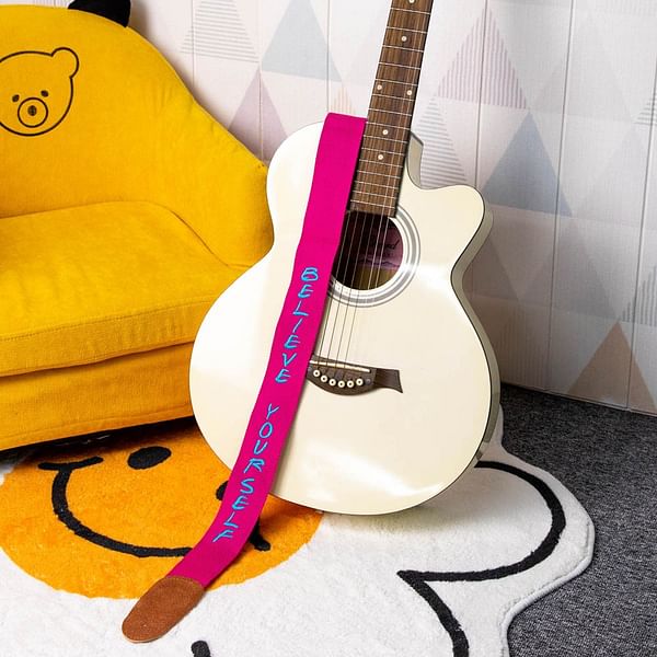 Personalized Embroidered Guitar Strap