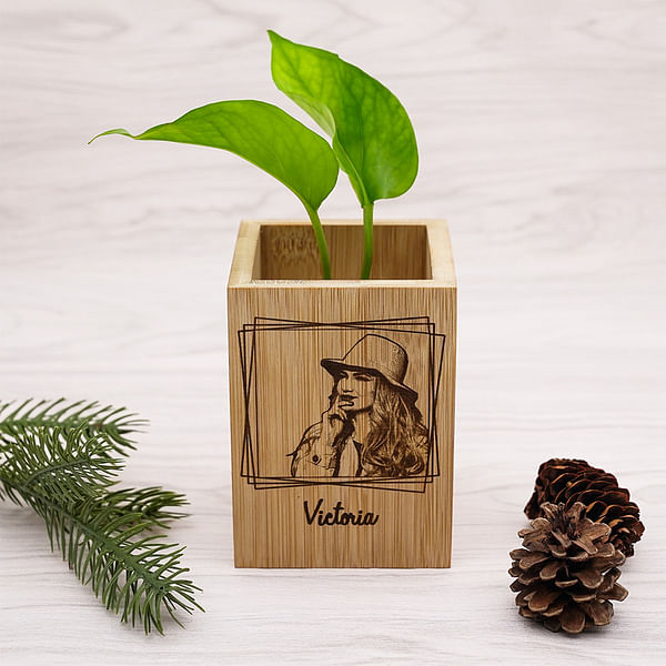 Wood Photo Pots Flower Box Pen Box  | Callie