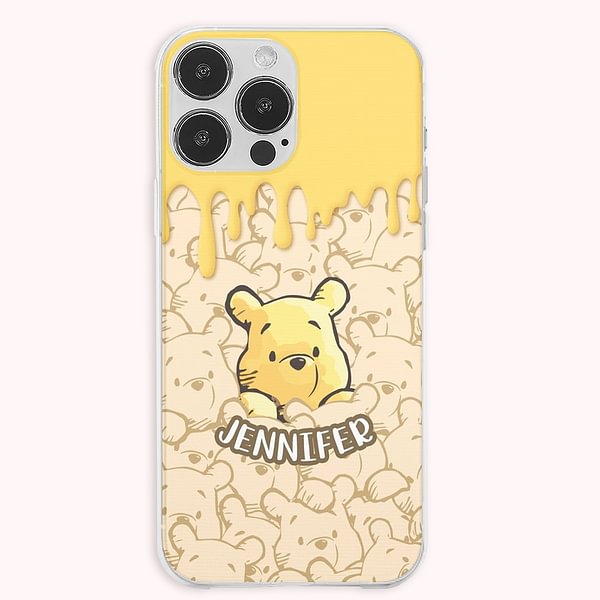 Personalized Cute Winnie the Pooh iPhone Case Gift for Her