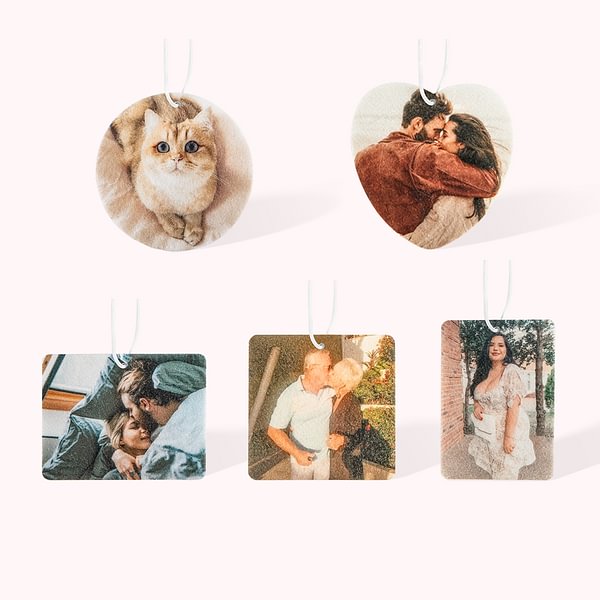 Personalized Your Picture On A Car Air Freshener Unique Novelty Scented Gift