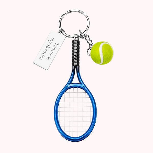 Engraved Tennis Keychain | Callie