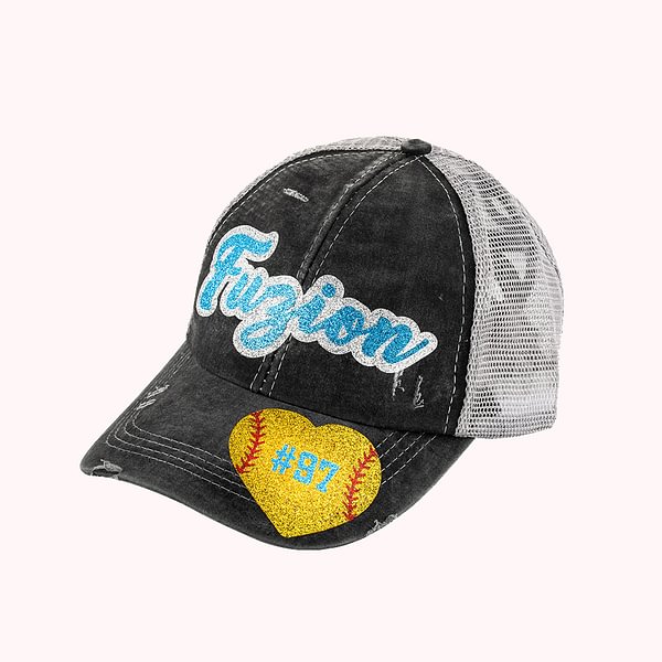 Softball Hat Engraved Number & Name